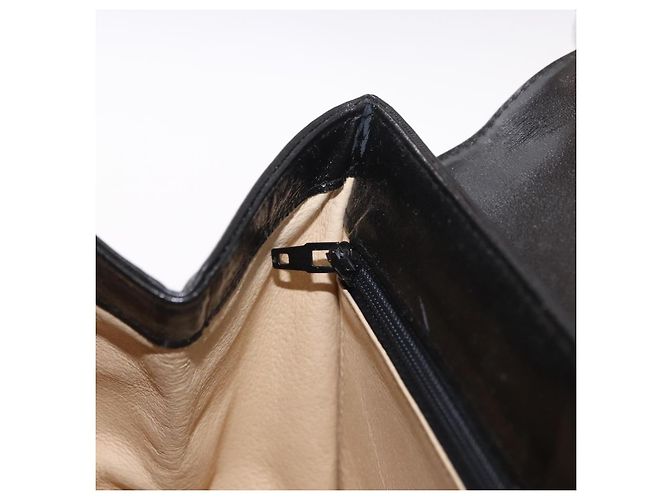 Borsa MCM Logogram Vicetos PVC 2way Nera Oro Auth 183880A Nero D'oro - vista 23