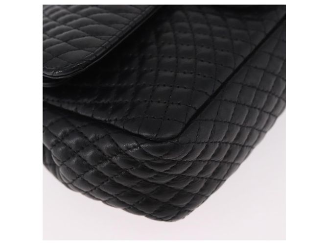 Borsa a Spalla con Catena BALLY in Pelle Nera e Oro Auth kk688A Nero D'oro - vista 10