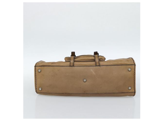 Chloé Borsa Chloe in pelle marrone argento bs35550 - vista 11