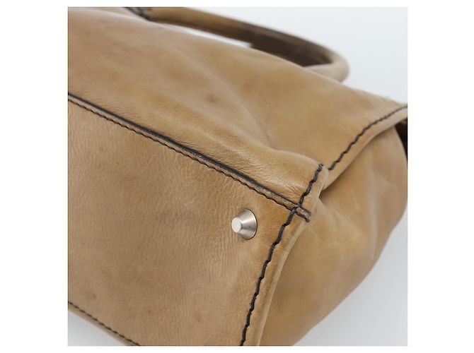 Chloé Borsa Chloe in pelle marrone argento bs35550 - vista 14
