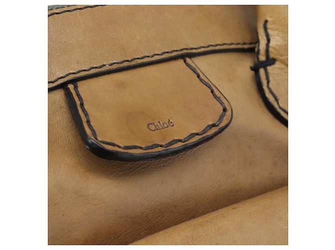 Chloé Borsa Chloe in pelle marrone argento bs35550 - vista 17