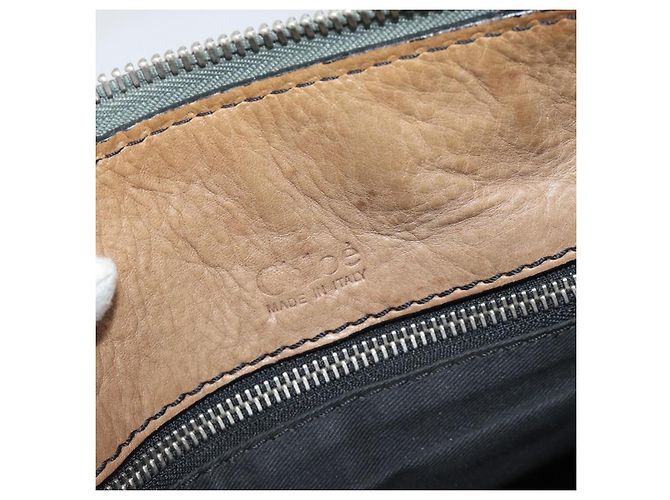 Chloé Borsa Chloe in pelle marrone argento bs35550 - vista 18