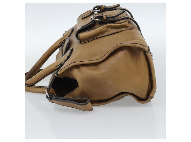Chloé Borsa Chloe in pelle marrone argento bs35550 - vista 4