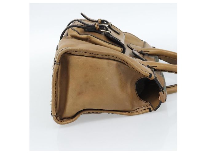 Chloé Borsa Chloe in pelle marrone argento bs35550 - vista 5