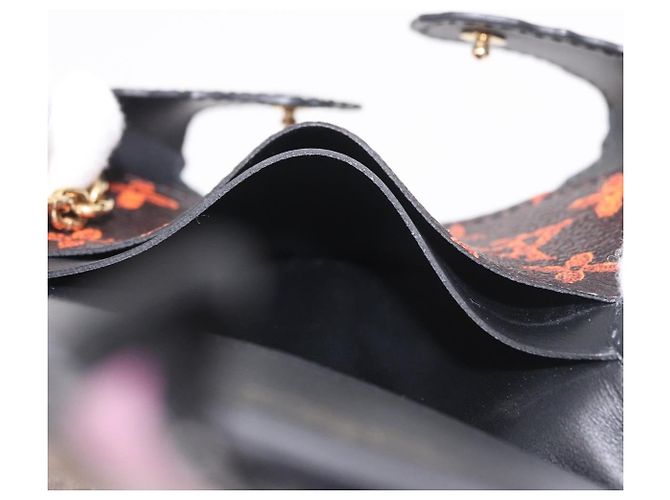 LOUIS VUITTON Tarjetero Catgram Dog Gris M63897 LV Auth 184876SAM Castaño Monograma - vista 18