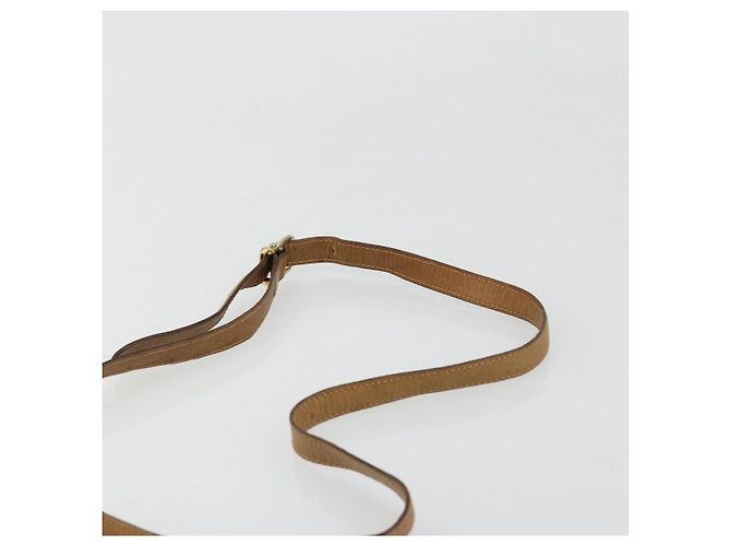 Céline Borsa a tracolla CELINE C Sulky PVC Beige Oro Auth BA13337 D'oro - vista 8