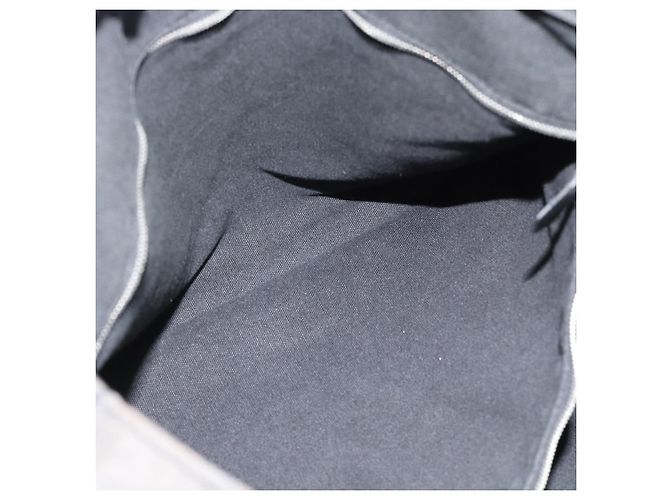 Hermès HERMES Troca Vertical Tote Bag Baumwolle Schwarz Silber Authentisch ar13941 - Ansicht 18