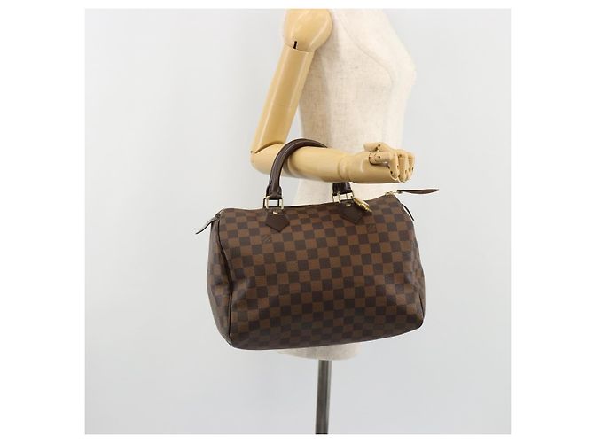 LOUIS VUITTON Borsa Damier Ebene Speedy 30 N41364 LV Auth 184917SAV - vista 23