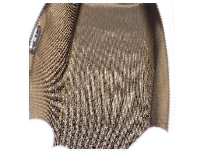 Clutch FENDI in pelle bianco e argento Auth ep14814 - vista 14