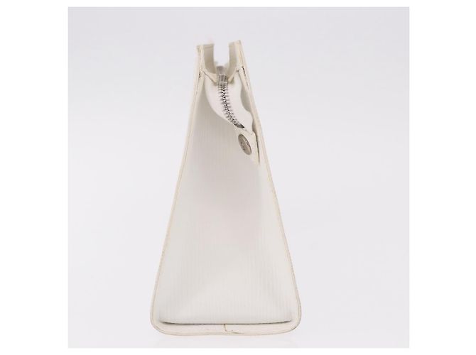Clutch FENDI in pelle bianco e argento Auth ep14814 - vista 4