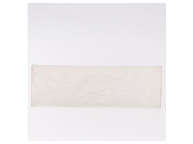 Clutch FENDI in pelle bianco e argento Auth ep14814 - vista 7