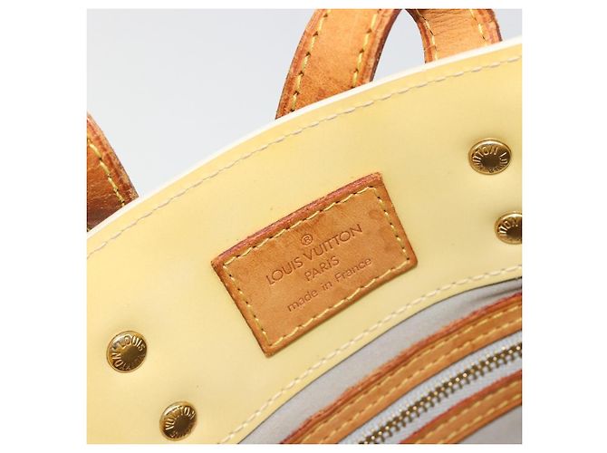 LOUIS VUITTON Borsa Monogram Vernis Reade PM Perle M91336 LV Auth BA13397 - vista 17