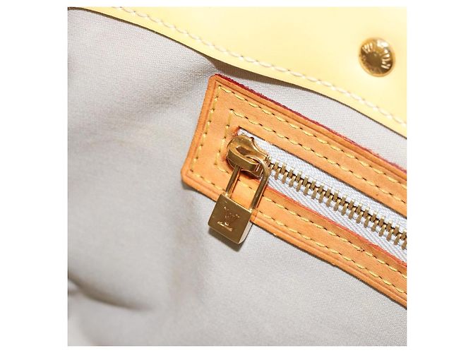 LOUIS VUITTON Borsa Monogram Vernis Reade PM Perle M91336 LV Auth BA13397 - vista 21