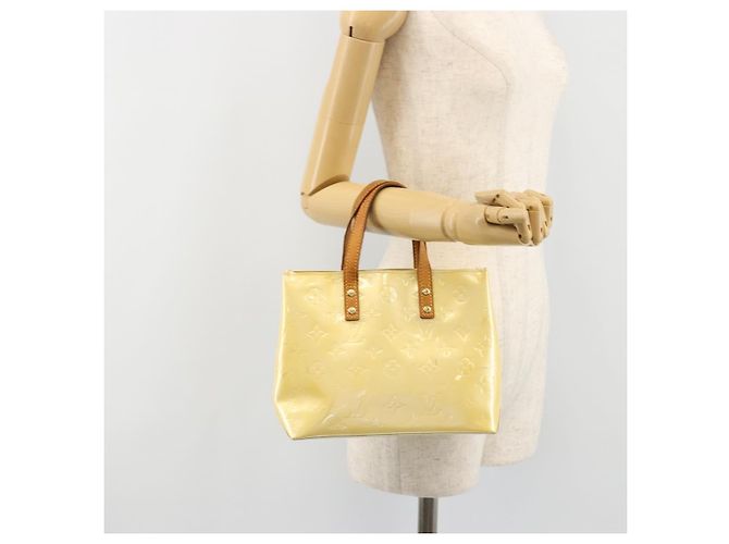LOUIS VUITTON Borsa Monogram Vernis Reade PM Perle M91336 LV Auth BA13397 - vista 24