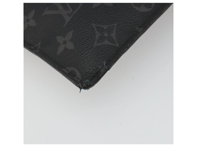 LOUIS VUITTON Monogram Eclipse Grand Sac Pouch M44733 LV Auth ar13960 Monogramma - vista 11