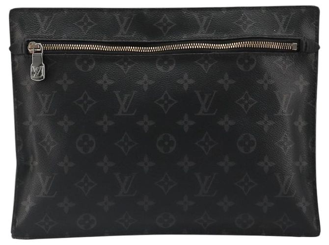 LOUIS VUITTON Monogram Eclipse Grand Sac Pouch M44733 LV Auth ar13960 Monogramma - vista 2