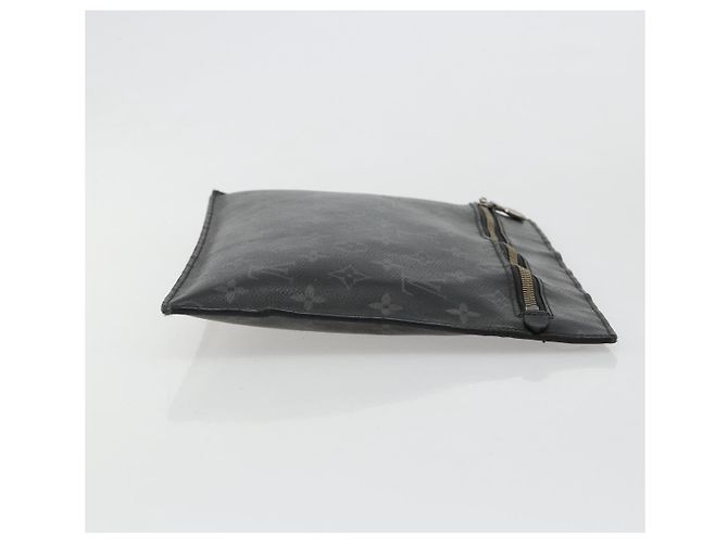 LOUIS VUITTON Monogram Eclipse Grand Sac Pouch M44733 LV Auth ar13960 Monogramma - vista 4