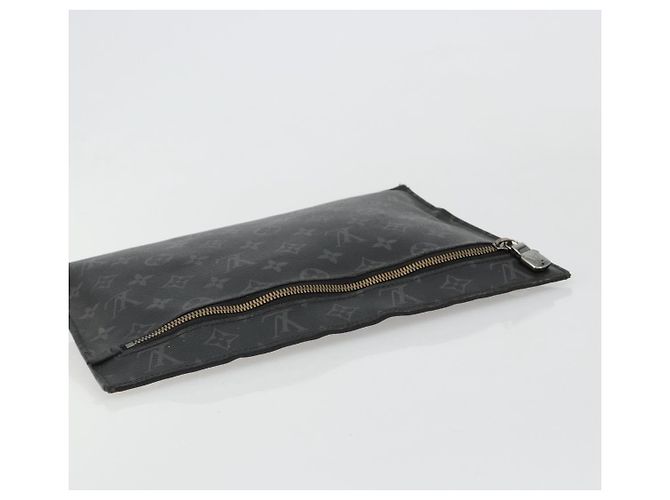 LOUIS VUITTON Monogram Eclipse Grand Sac Pouch M44733 LV Auth ar13960 Monogramma - vista 6