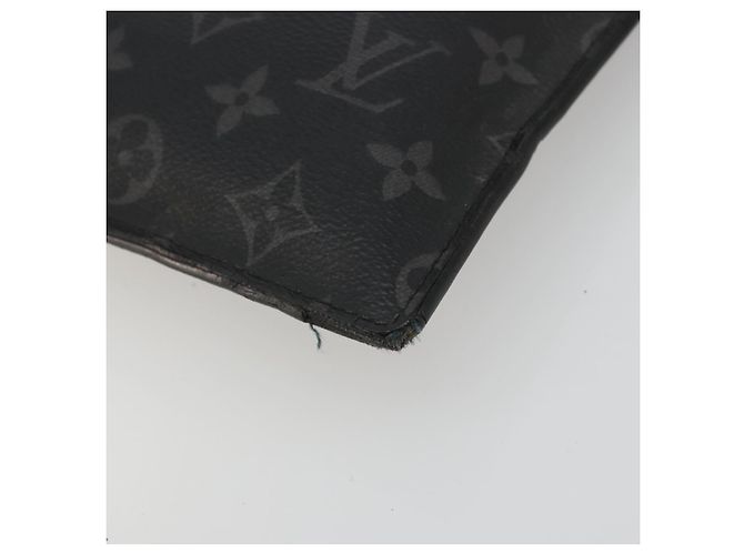 LOUIS VUITTON Monogram Eclipse Grand Sac Pouch M44733 LV Auth ar13960 Monogramma - vista 8