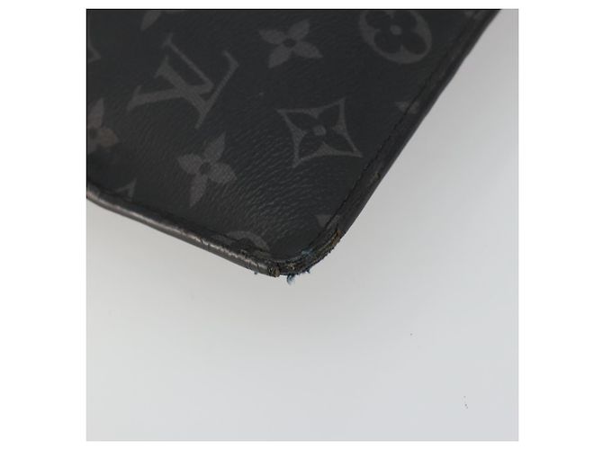 LOUIS VUITTON Monogram Eclipse Grand Sac Pouch M44733 LV Auth ar13960 Monogramma - vista 9