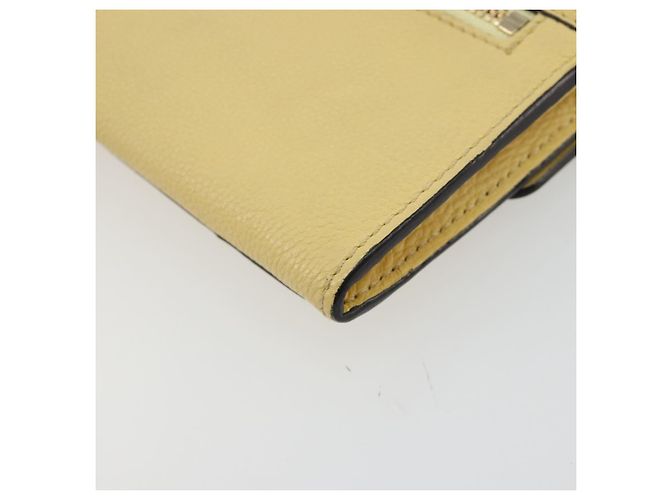 Chloé Cartera larga Chloe de cuero amarillo Auth BA13434A - vista 10