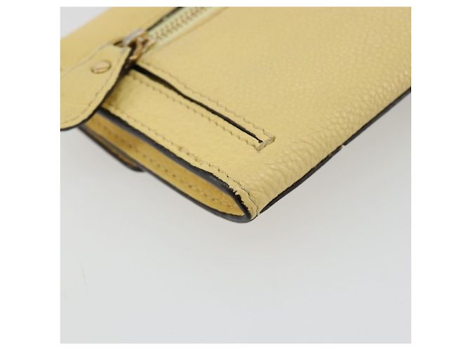 Chloé Cartera larga Chloe de cuero amarillo Auth BA13434A - vista 11