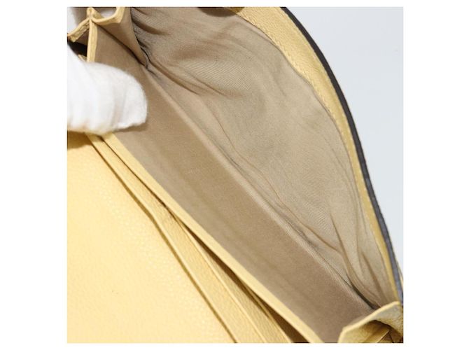 Chloé Cartera larga Chloe de cuero amarillo Auth BA13434A - vista 19