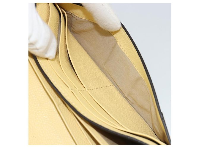 Chloé Cartera larga Chloe de cuero amarillo Auth BA13434A - vista 20