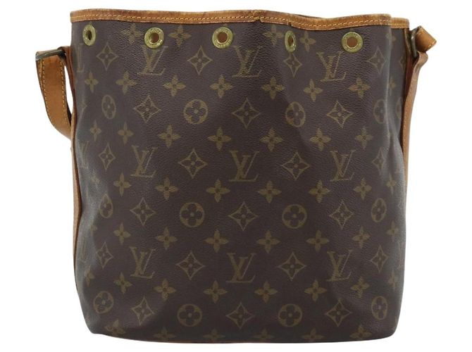 LOUIS VUITTON Borsa a Spalla Monogram Petit Noe M42226 LV Auth BA13450 Monogramma - vista 3