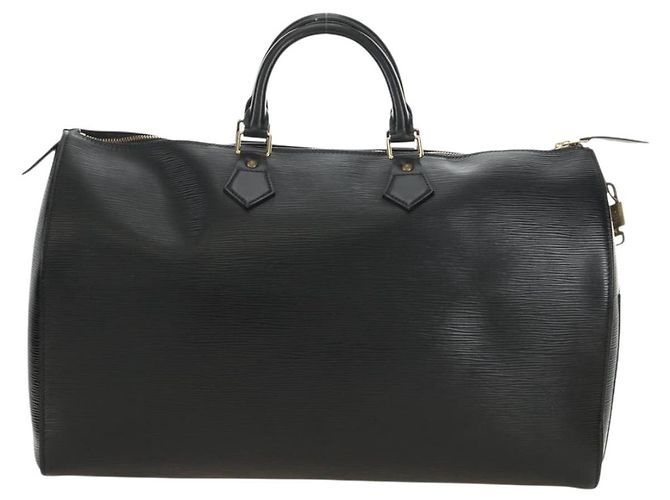 LOUIS VUITTON Epi Speedy 40 Hand Bag Black M42982 LV Auth 183190SAV Nero - vista 2