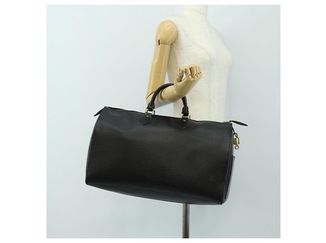 LOUIS VUITTON Epi Speedy 40 Hand Bag Black M42982 LV Auth 183190SAV Nero - vista 22