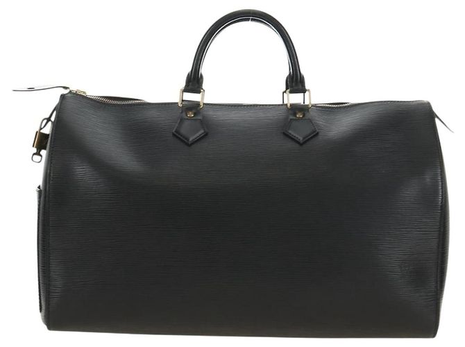 LOUIS VUITTON Epi Speedy 40 Hand Bag Black M42982 LV Auth 183190SAV Nero - vista 3