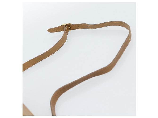 Borsa a Spalla GUCCI Web Sherry Line in Tela Beige Oro Rosso 010 378 Auth ep14843 D'oro - vista 8