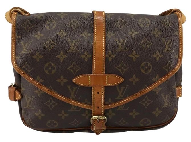 LOUIS VUITTON Sac à épaule Monogram Saumur 30 M42256 LV Auth ka4691 Monogramme - vue 2