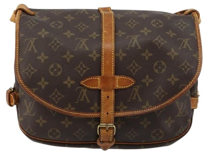 LOUIS VUITTON Sac à épaule Monogram Saumur 30 M42256 LV Auth ka4691 Monogramme - vue 3