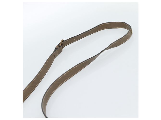 FENDI Zucchino Canvas Borsa a Spalla in Tela Cerata Beige Oro Auth ti3975 D'oro - vista 8