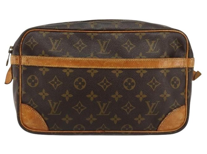 LOUIS VUITTON Clutch Monogram Compiegne 28 M51845 LV Auth ka4698 Monogramma - vista 2