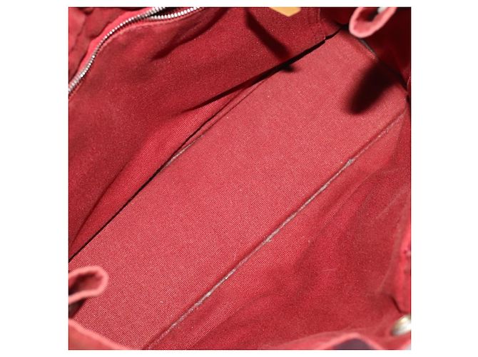 Hermès HERMES Fourre Tout Borsa in Cotone 5 Set Rosso Grigio Nero Auth ti3989 Marrone - vista 26