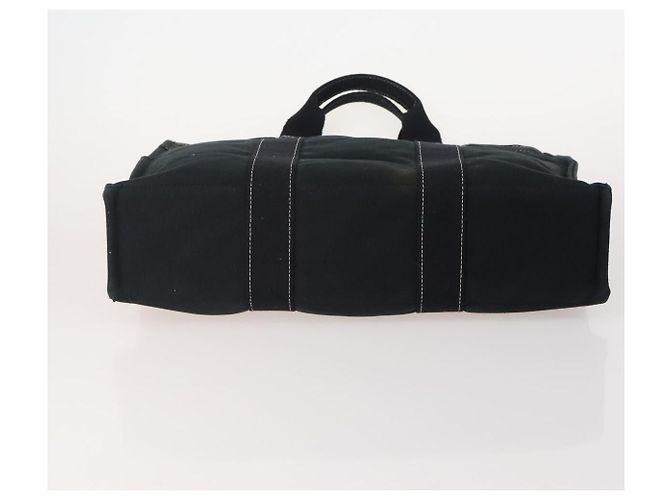 Hermès HERMES Fourre Tout Borsa in Cotone 5 Set Rosso Grigio Nero Auth ti3989 Marrone - vista 5