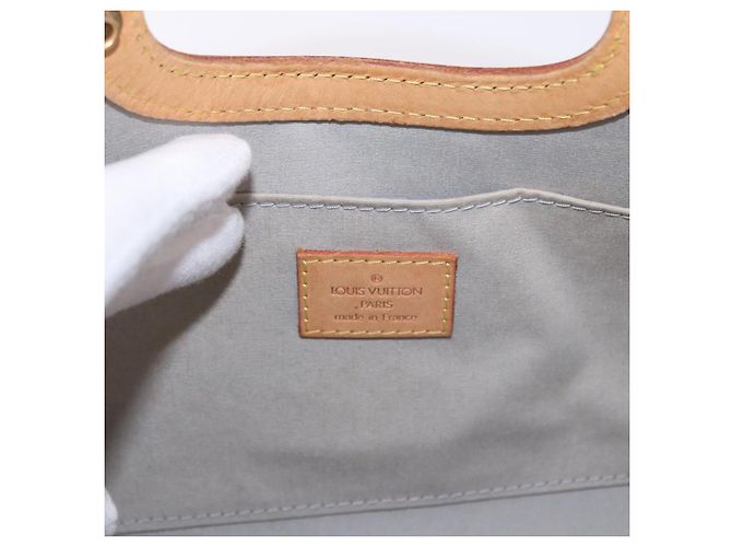 LOUIS VUITTON Monogram Vernis Roxbury Drive Bag 2Way Perle M91374 Auth 184738 - view 18