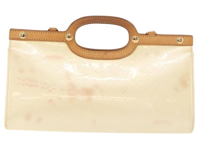 LOUIS VUITTON Monogram Vernis Roxbury Drive Bag 2Way Perle M91374 Auth 184738 - view 3