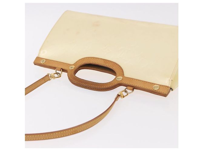 LOUIS VUITTON Monogram Vernis Roxbury Drive Bag 2Way Perle M91374 Auth 184738 - view 7