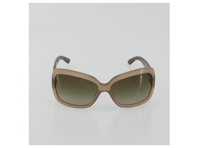 Óculos de sol BURBERRY Nova Check em plástico Marrom Auth BA13436M - vista 2