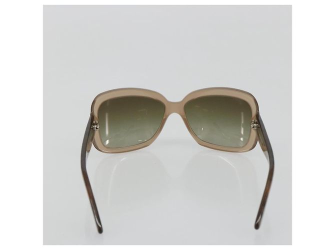 Óculos de sol BURBERRY Nova Check em plástico Marrom Auth BA13436M - vista 3