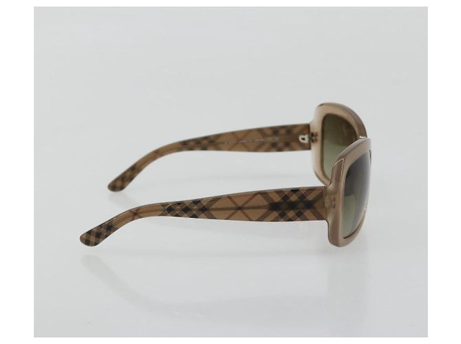 Óculos de sol BURBERRY Nova Check em plástico Marrom Auth BA13436M - vista 5