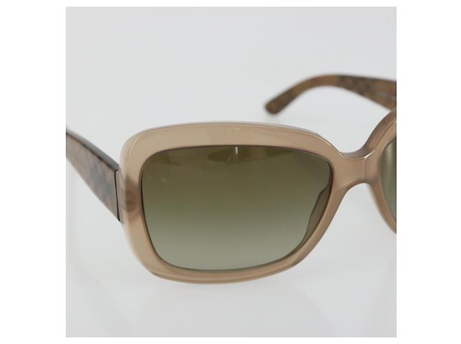 Óculos de sol BURBERRY Nova Check em plástico Marrom Auth BA13436M - vista 6