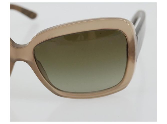 Óculos de sol BURBERRY Nova Check em plástico Marrom Auth BA13436M - vista 7
