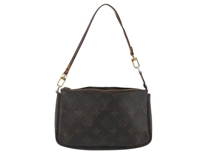 LOUIS VUITTON Monogram Pochette Accessoires Cartera M51980 LV Auth ti3956 Monograma - vista 2
