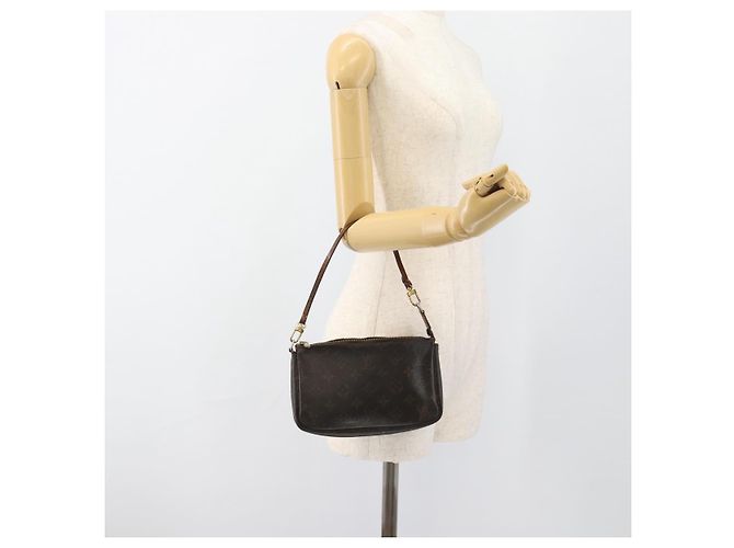 LOUIS VUITTON Monogram Pochette Accessoires Cartera M51980 LV Auth ti3956 Monograma - vista 24