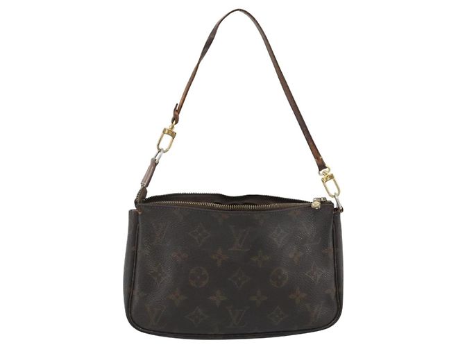 LOUIS VUITTON Monogram Pochette Accessoires Cartera M51980 LV Auth ti3956 Monograma - vista 3